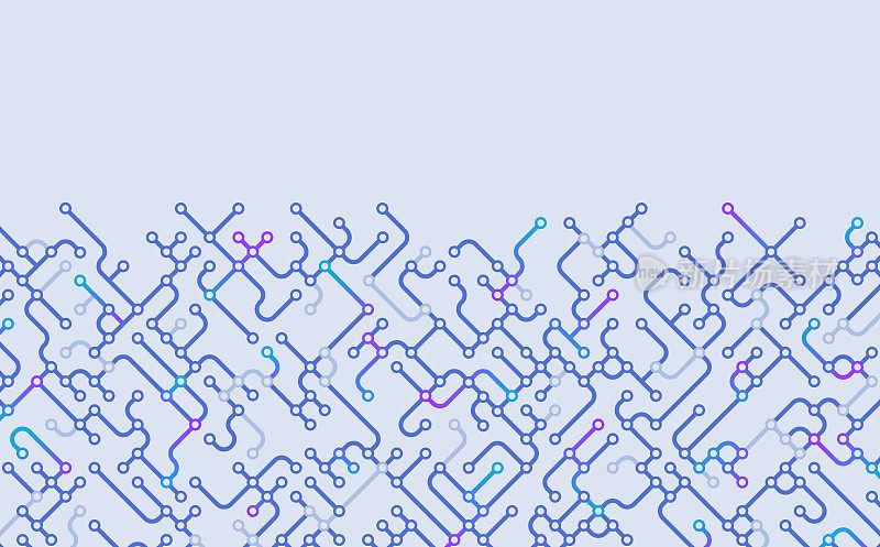 电路连接网络摘要背景图案边界