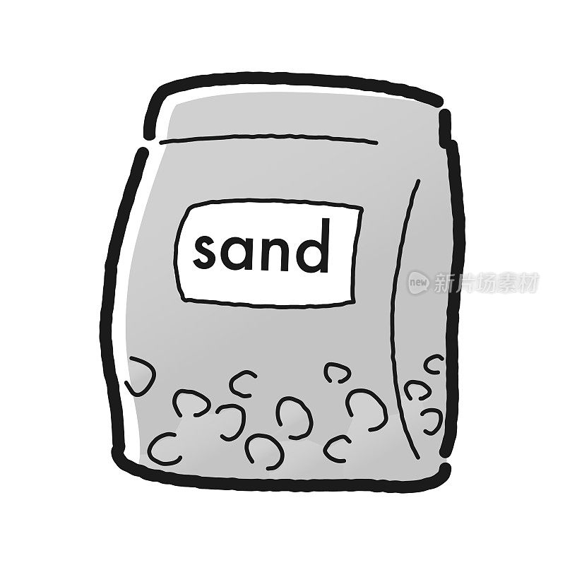 水族箱底沙插图