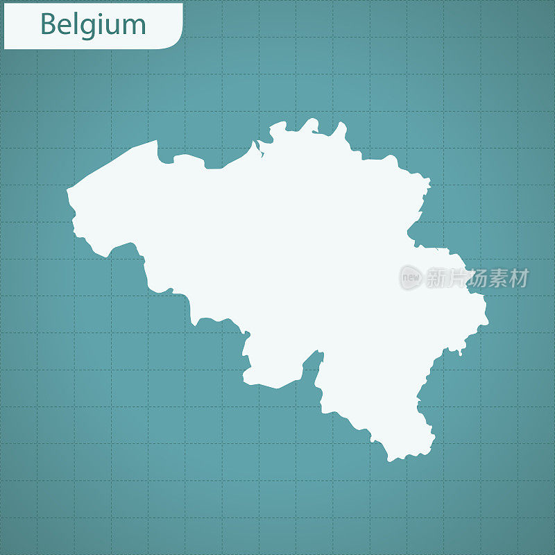 比利时地图