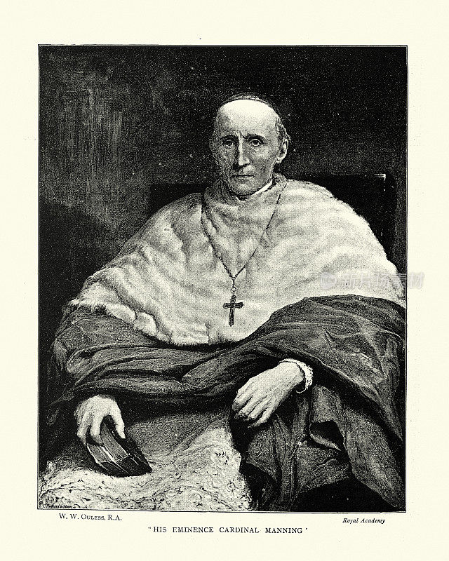 红衣主教亨利・爱德华・曼宁，英国罗马天主教会高级教士