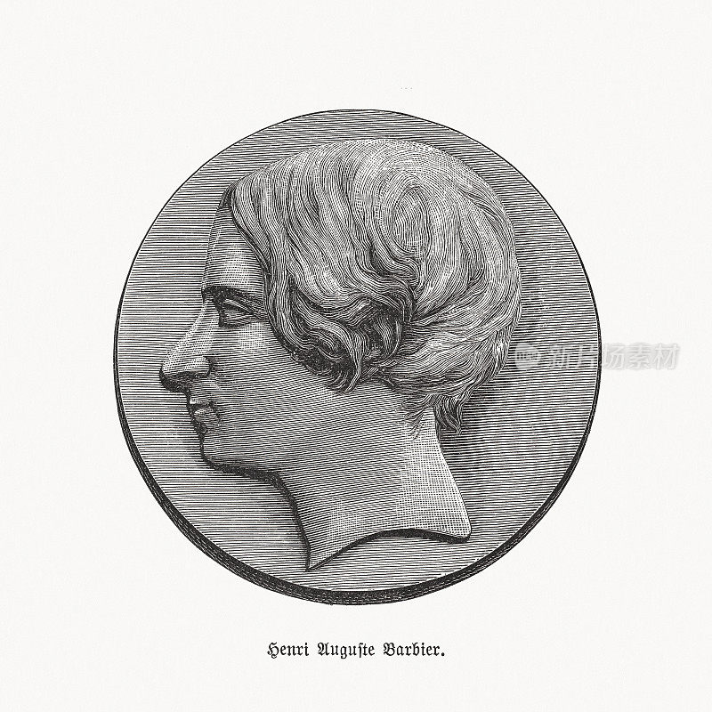 亨利・奥古斯特・巴比尔(1805-1882)，《木刻》，1893年出版