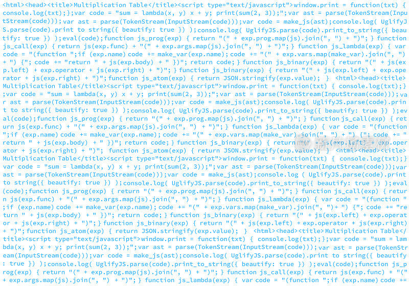 程序代码。软件数字摘要代码Javascript文本背景。矢量图