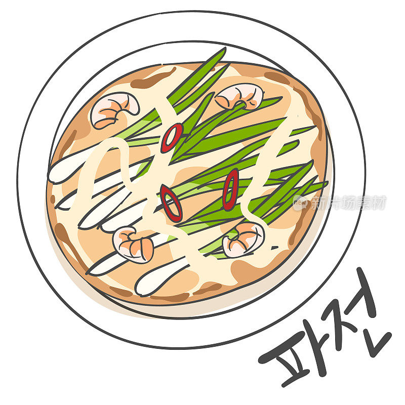 韩国料理馅饼
