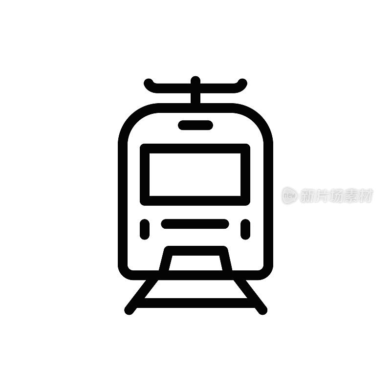 铁路和地铁，火车站线路图标