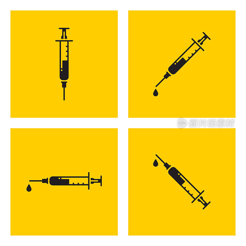 注射器注入图标