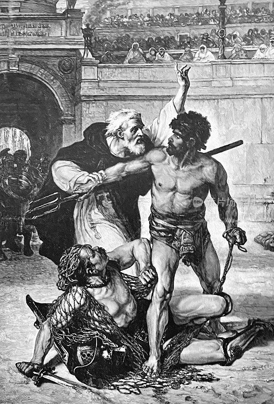 最后一个角斗士，公元404年，被圣特勒马科斯打断