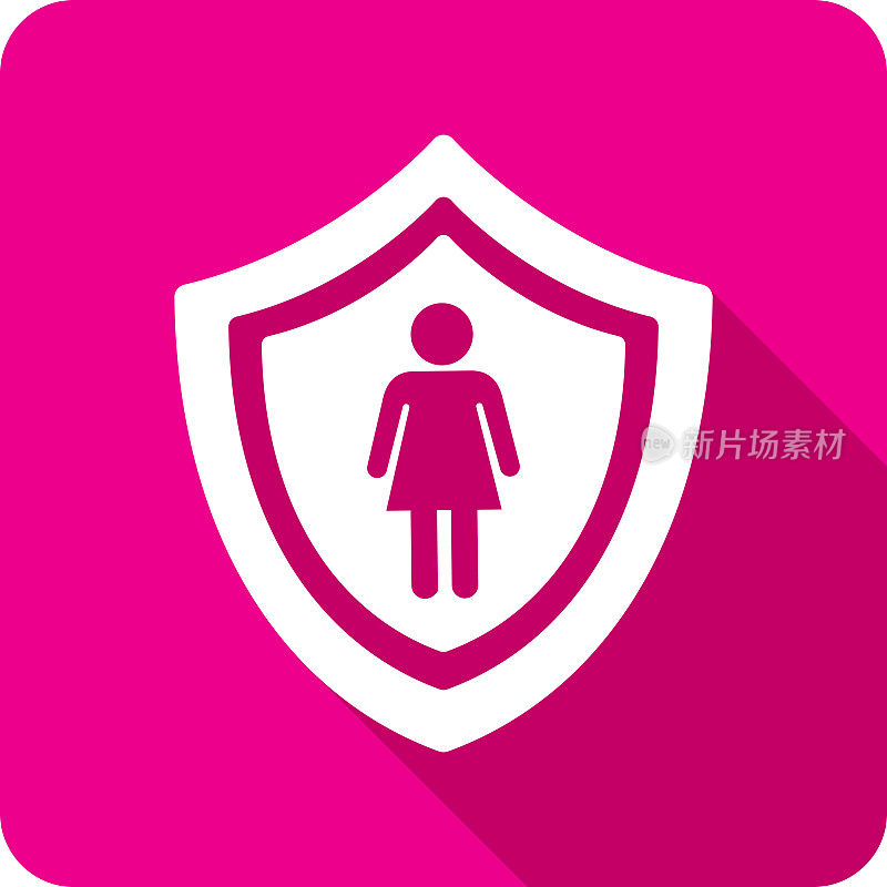 盾女图标轮廓