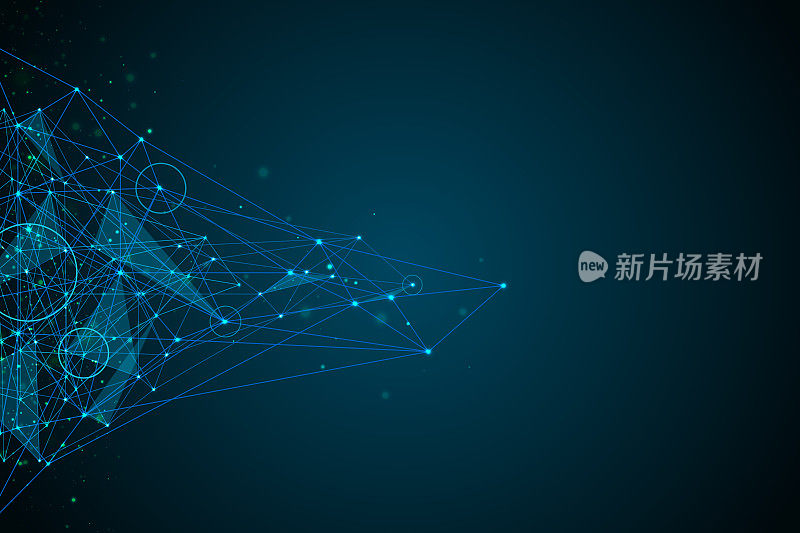 技术网络背景。