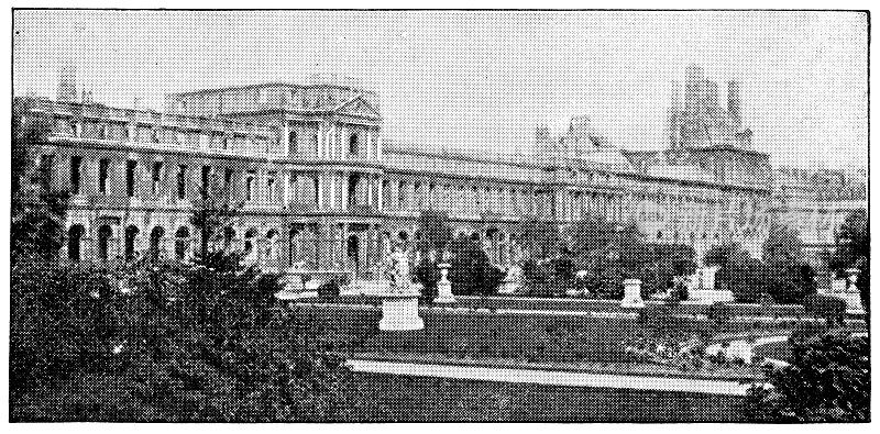 法国巴黎的杜伊勒里宫——19世纪