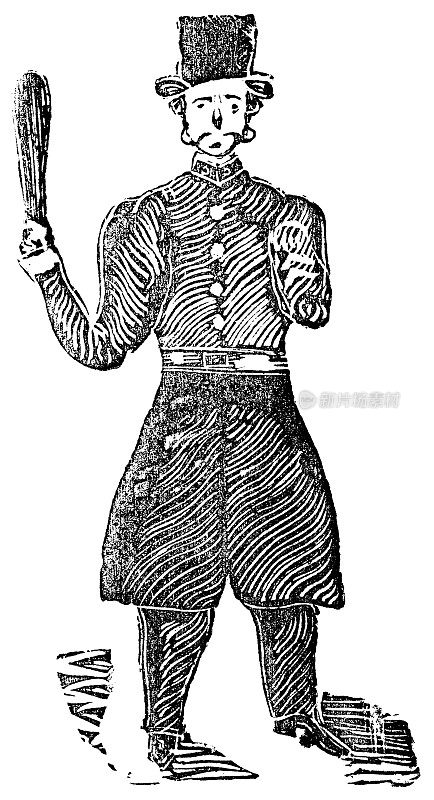乔治·乔迪·雷德利饰演的鲍比·Cure——19世纪