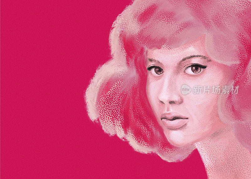 一个女人的四分之三的肖像