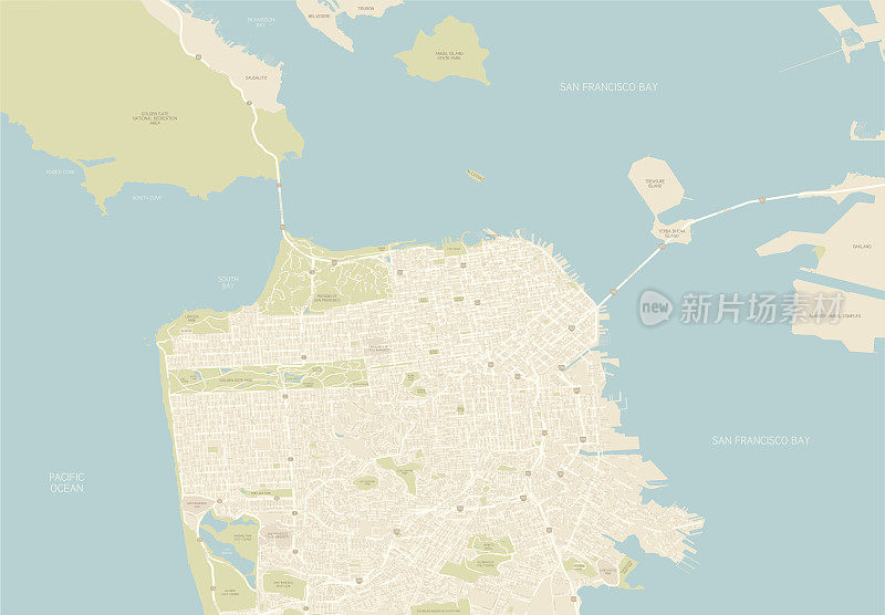 三藩市地图