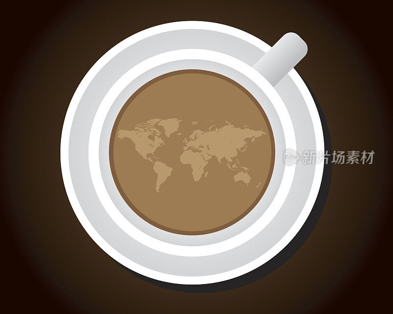 世界咖啡之杯