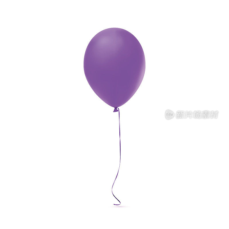 紫色的气球图标