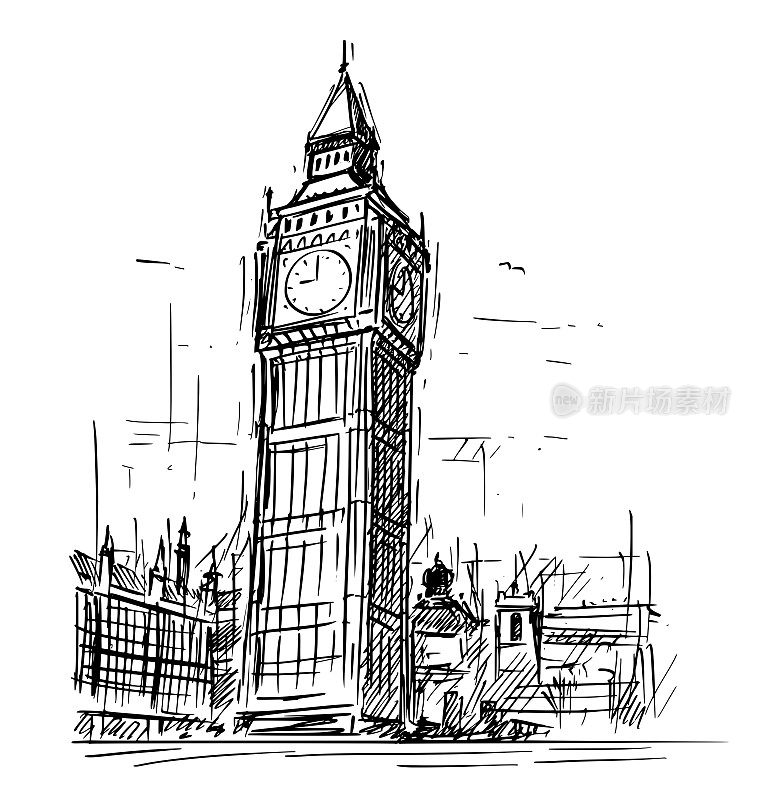 英国伦敦的大本钟