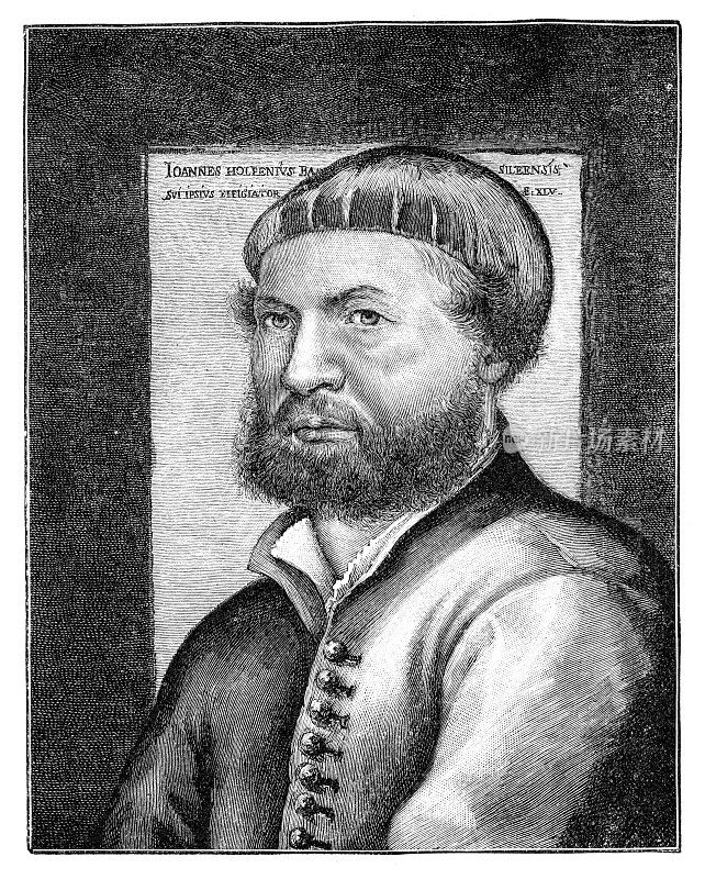 年轻的汉斯・霍尔拜因肖像1543