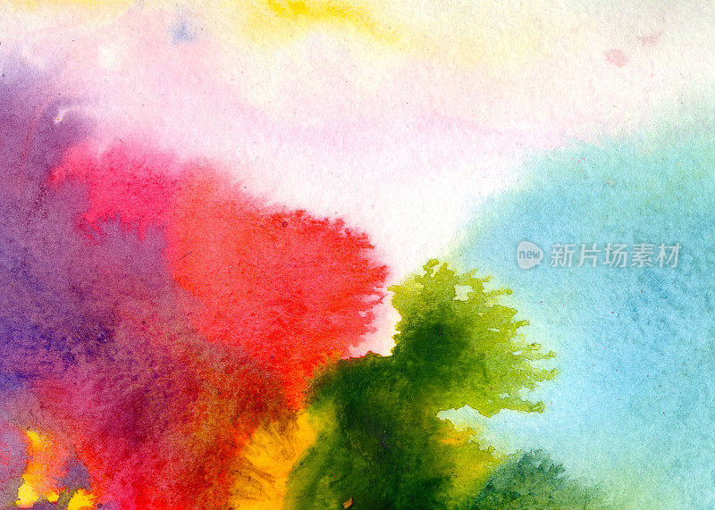 水彩艺术背景