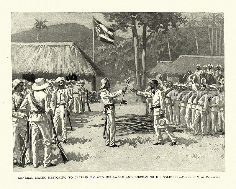 古巴独立战争时，马西奥将军还给帕拉西奥上尉他的剑