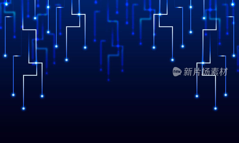 优雅的技术背景矢量股票插图