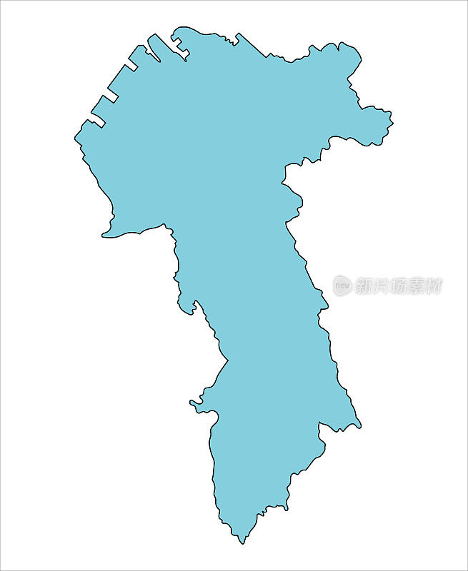 日本千叶县市原市地图。