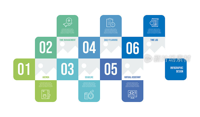 时间管理信息图设计