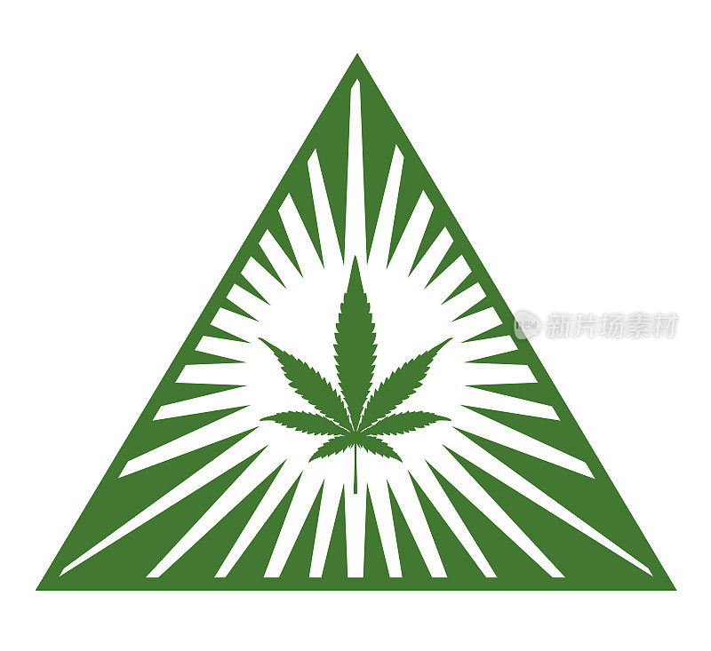 大麻金字塔图标