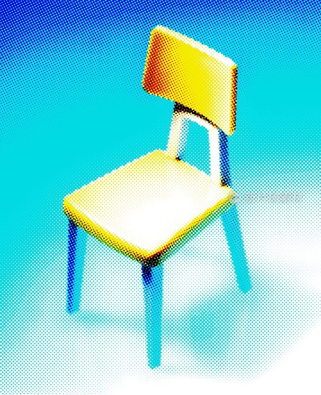 黄色的椅子