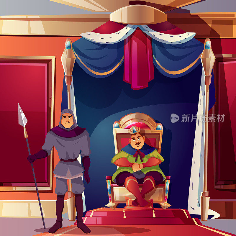 矢量王座，国王的宴会厅，守卫