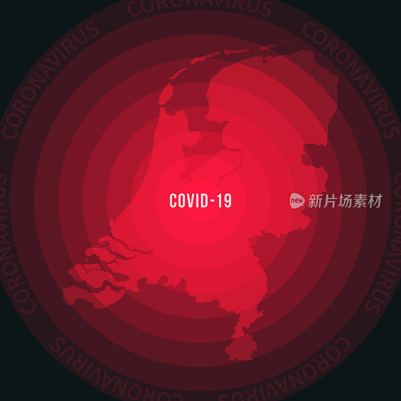 荷兰绘制了COVID-19传播情况地图。冠状病毒爆发