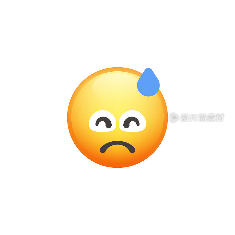 Emoticon裁剪设计元素可爱和色彩渐变