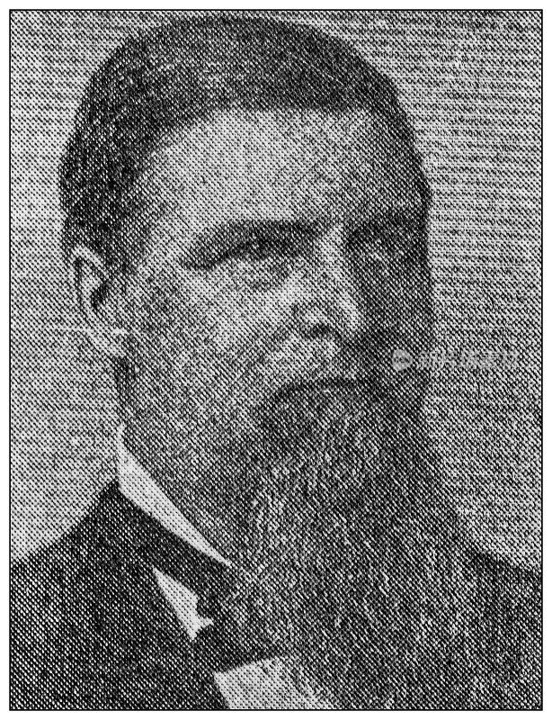 著名人物的古董肖像:乔治・华盛顿・克劳斯