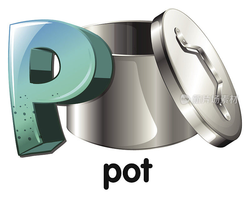 字母P代表罐子