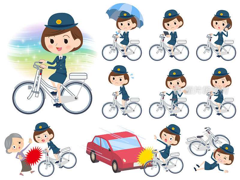 警察Women_city自行车