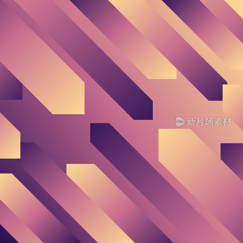 抽象设计与几何形状-时髦的紫色梯度
