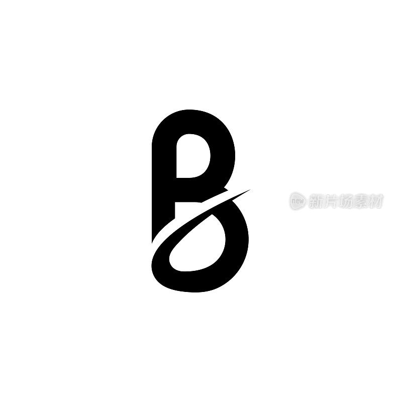 可定制的B字母Logo