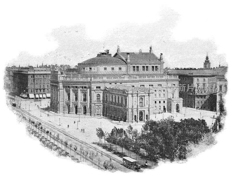 奥地利维也纳的堡剧院——19世纪奥匈帝国