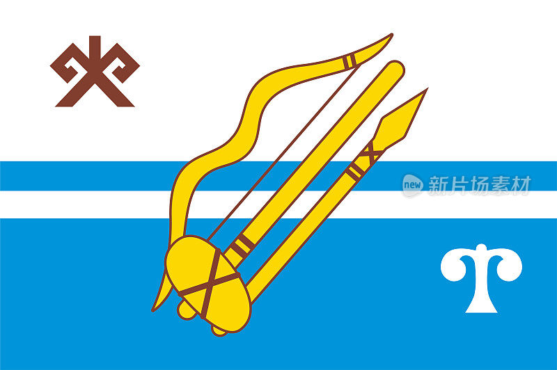 俄罗斯联邦阿尔泰共和国戈尔诺-阿尔泰斯克旗