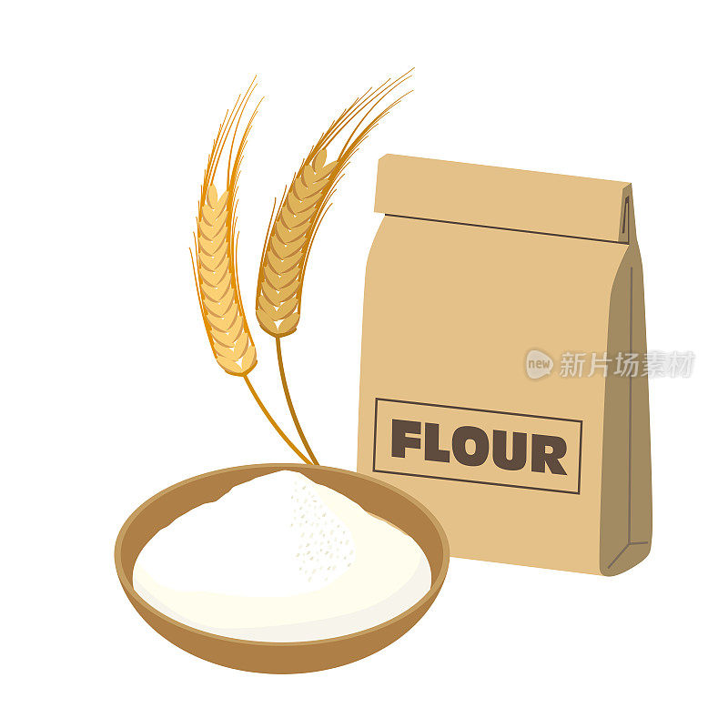 面粉和小麦
