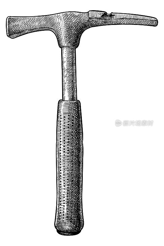 矢量图的一个旧砖石锤