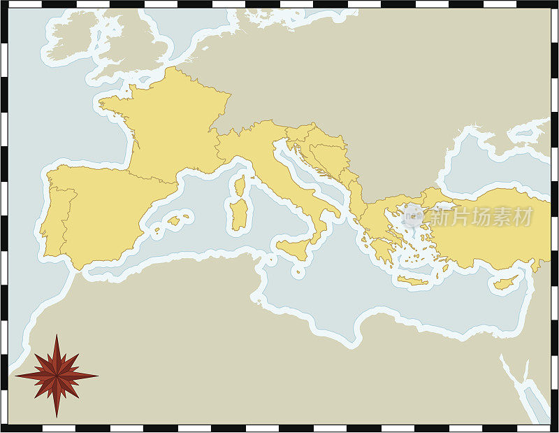欧洲地中海地区