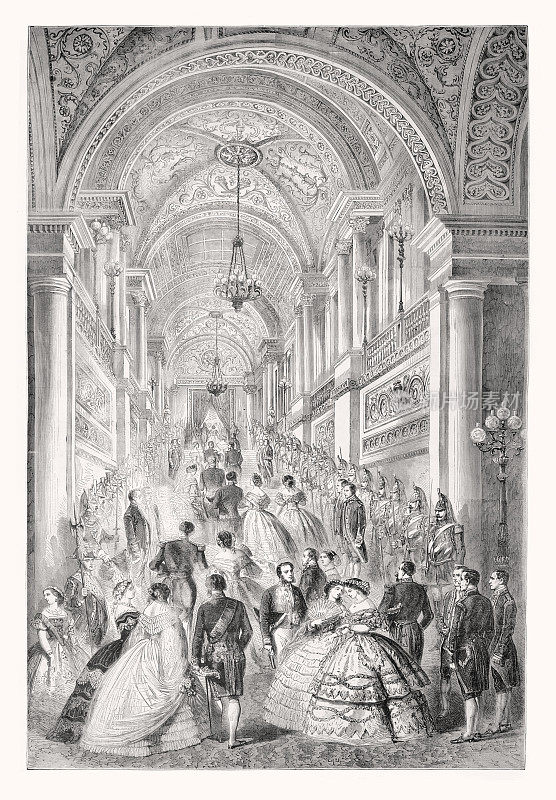 19世纪法国社交舞会