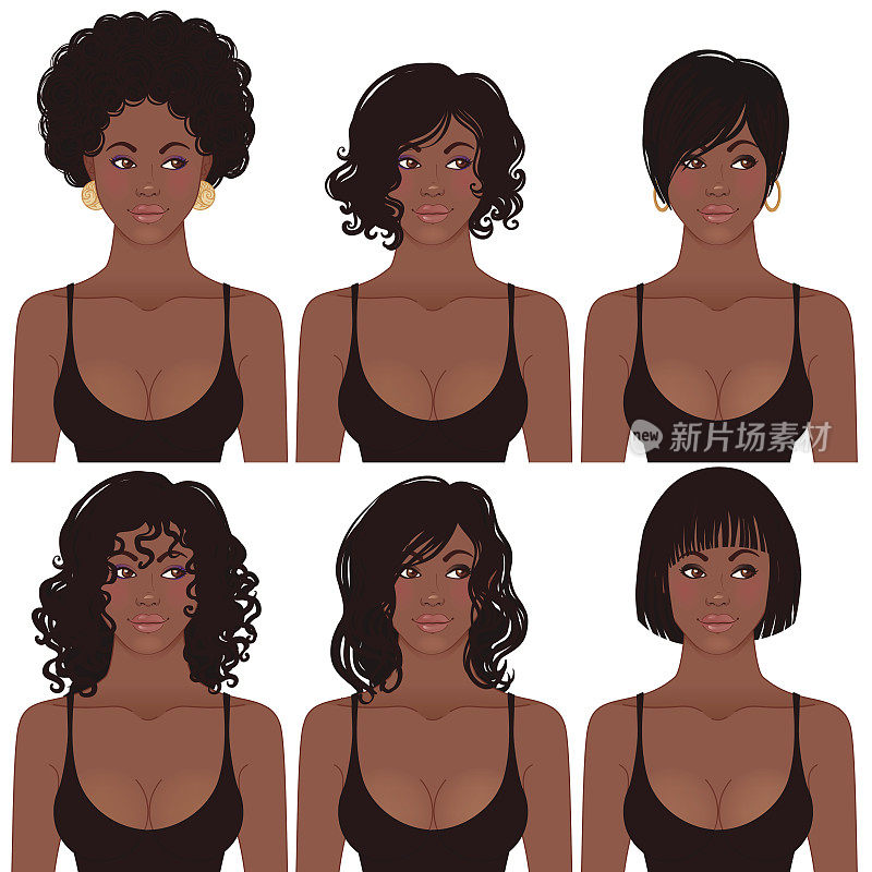 非裔美国人的形象:黑人女性的发型趋势