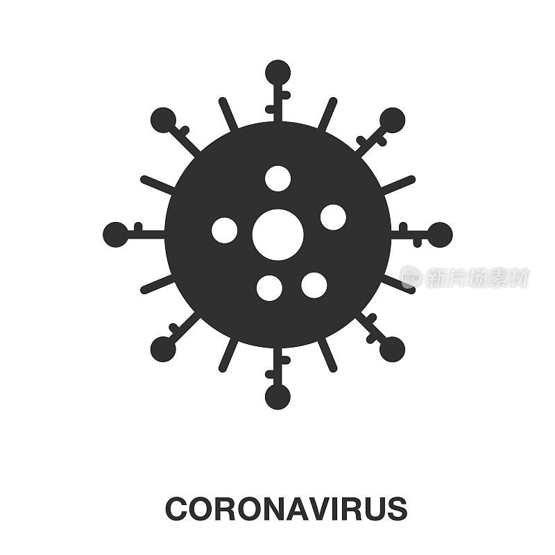 冠状病毒图标