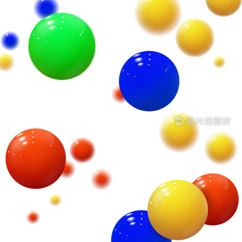 软球。塑料泡沫。光滑的球