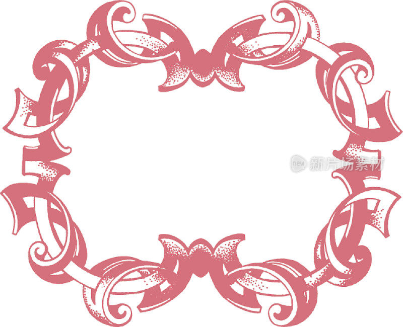 华丽的框架插图