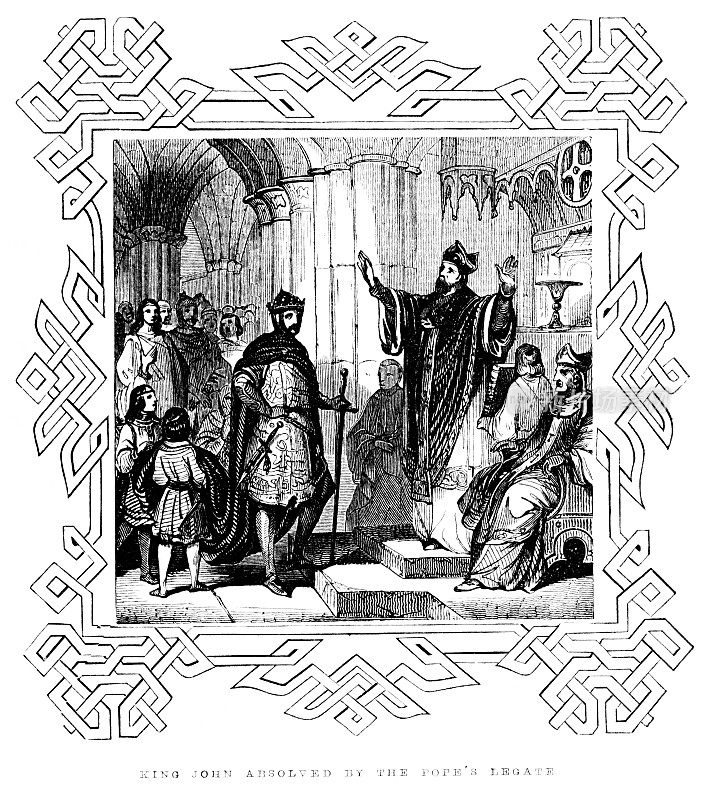 教皇英诺森三世赦免英国国王约翰，中世纪欧洲历史，基督教历史