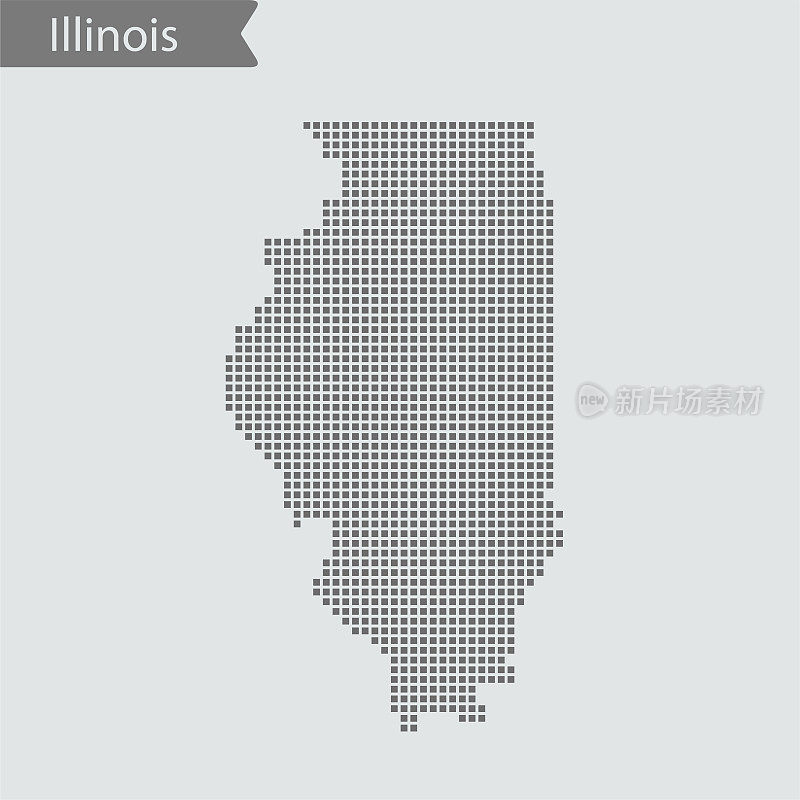 伊利诺斯州地图