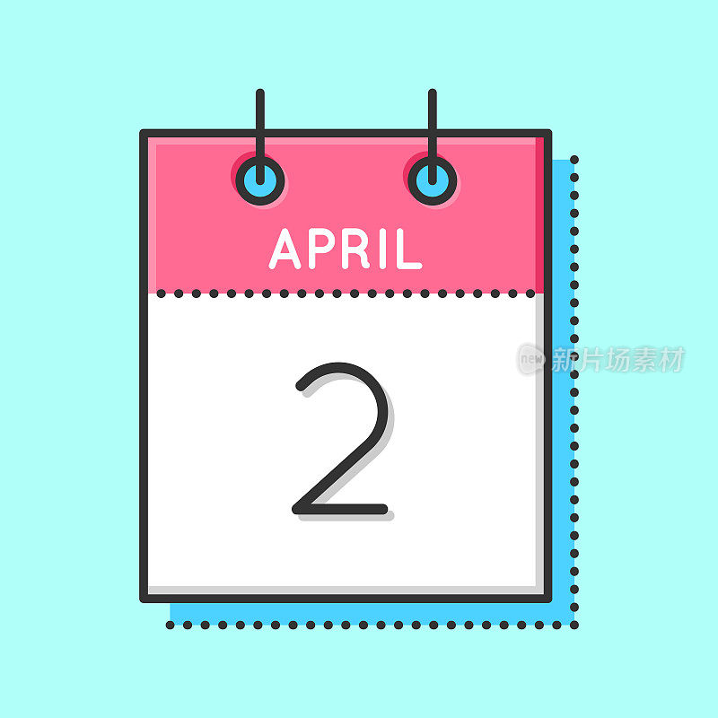 4月日历图标