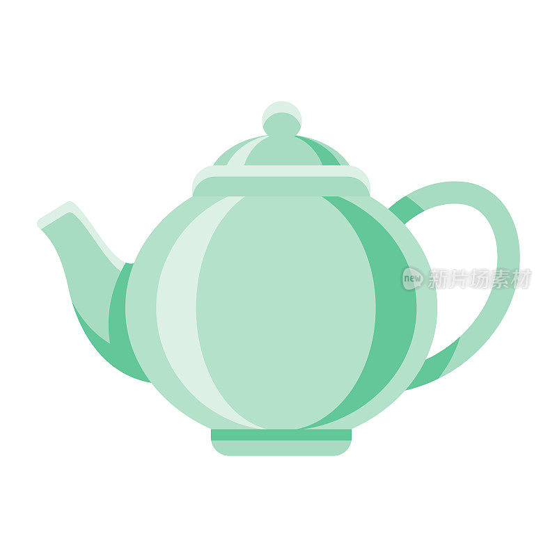 透明背景上的茶壶图标