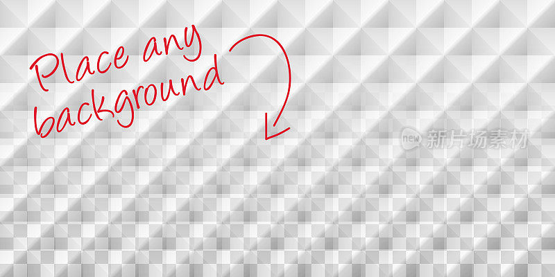 空白背景-透明的几何纹理